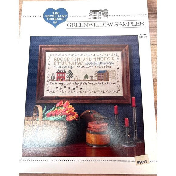 Greenwillow Sampler Cross-Stitch Pattern By The Needl Love Company - Picture 2 of 3
